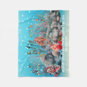 Couverture Polaire Noël de la mère (Devant)