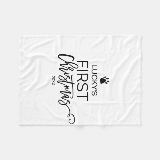 Couverture Polaire Noël de l'animal de compagnie (Devant (Horizontal))