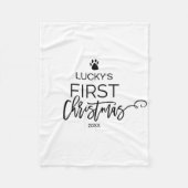 Couverture Polaire Noël de l'animal de compagnie (Devant)