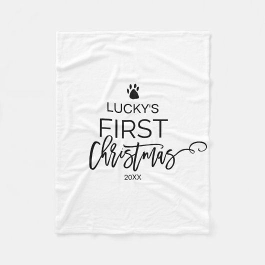 Couverture Polaire Noël de l'animal de compagnie (Devant)