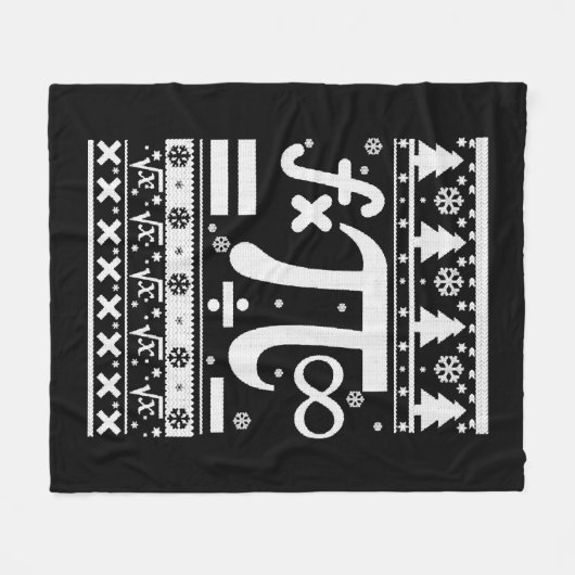 Couverture Polaire Noël des maths (Devant (Horizontal))