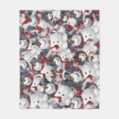 Couverture Polaire Noël des motoneiges  (Devant)