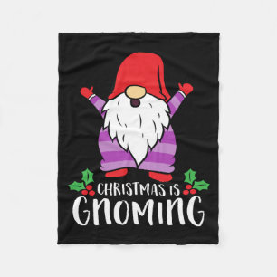 Couverture Polaire Noël Drôle Gnomes