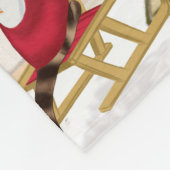 Couverture Polaire Noël du chien Cavalier King (Coin)