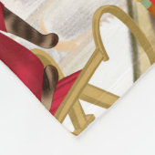 Couverture Polaire Noël du chien de Rhodesian Ridgeback (Coin)