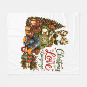 Couverture Polaire Noël est mon langage de l'amour (Devant (Horizontal))