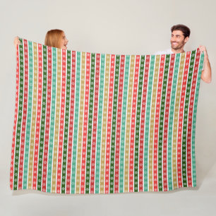 Couverture Polaire Noël Festif motifs et couleurs