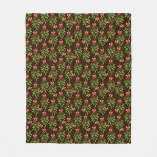 Couverture Polaire Noël Hollies - Plaid en molleton