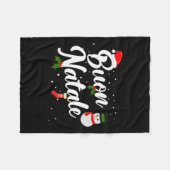 Couverture Polaire Noël italien (Devant (Horizontal))