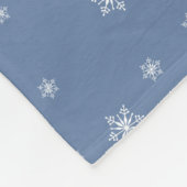 Couverture Polaire Noël Joyeux Et Bleu Vif Fleece D'Hiver Blan (Coin)