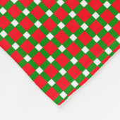 Couverture Polaire Noël Joyeux Noël Père Noël Reindeer (Coin)