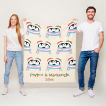 Noël Manchots Trans Personnalisés Cozy