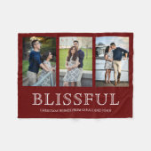 Couverture Polaire Noël merveilleux | Trois photos (Devant (Horizontal))