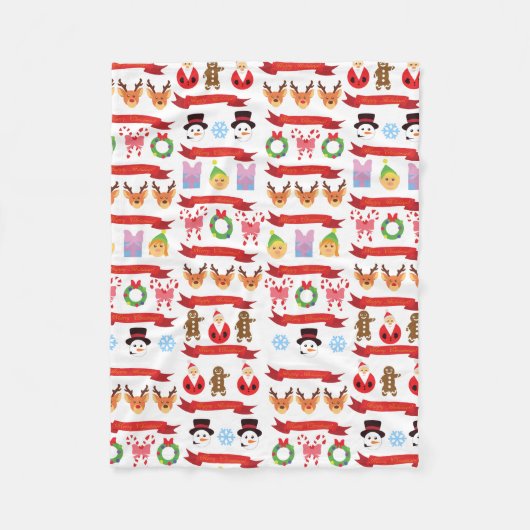 Couverture Polaire Noël mignon (Devant)