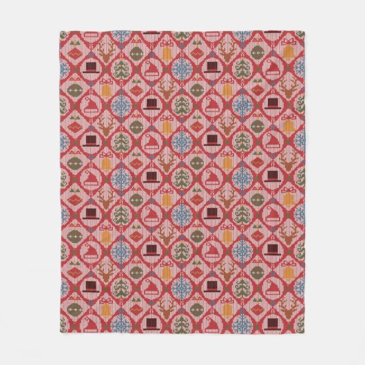 Couverture Polaire Noël moche (Devant)