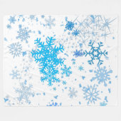 Couverture Polaire Noël neige (Devant (Horizontal))