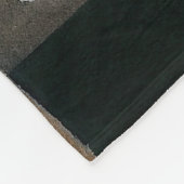 Couverture Polaire Noël Neige Noir Casquette Baies rouges Baies rouge (Coin)