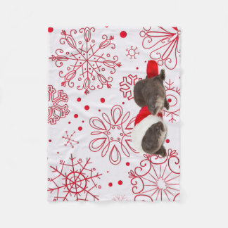 Couverture Polaire Noël nord-américain de loutre de rivière