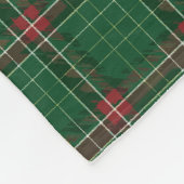Couverture Polaire Noël Plaid Vert, Rouge, Or (Coin)