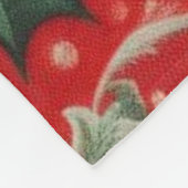Couverture Polaire Noel rouge et vert (Coin)