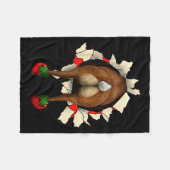 Couverture Polaire Noël Rupture de Joli Cul de Renne (Devant (Horizontal))