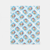 Couverture Polaire Noël Sealyham Terrier Fleece Blanche (Devant)