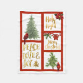 Couverture Polaire Noël Sherpa Blanket (Devant)