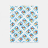 Couverture Polaire Noël St Bernard Fleece Blanket (Devant)