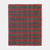 Couverture Polaire Noël Tartan Plaid Classique (Devant)