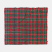 Couverture Polaire Noël Tartan Plaid Classique (Devant (Horizontal))