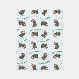 Couverture Polaire Noël Terre-Neuve