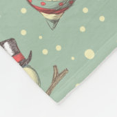 Couverture Polaire Noël vintage de style (Coin)