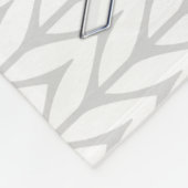 Couverture Polaire Noeud de ruban blanc (Coin)