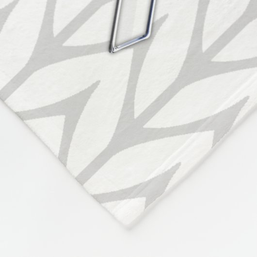 Couverture Polaire Noeud de ruban blanc (Coin)