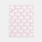 Couverture Polaire Nœud rose (Devant)