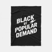 Couverture Polaire Noir (Devant)