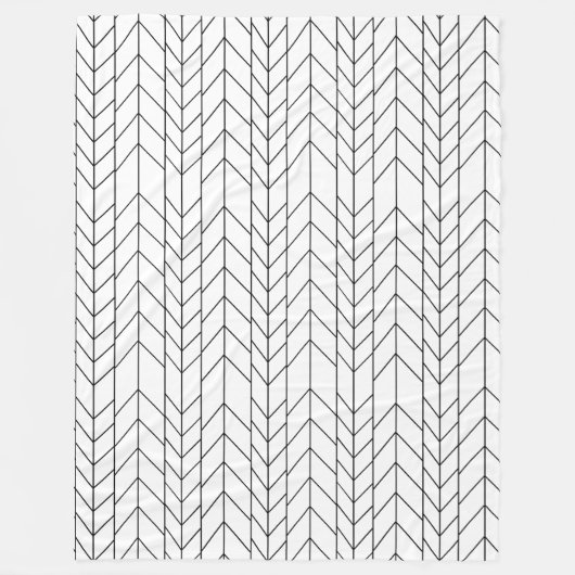 Couverture Polaire Noir Abstrait ou n'importe quel Motif en sonnerie  (Devant)