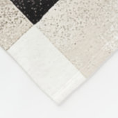 Couverture Polaire Noir Blanc Argent Russe Noël (Coin)