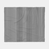 Couverture Polaire Noir Blanc rayé Moderne Modèle élégant (Devant (Horizontal))