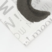 Couverture Polaire Noir Bombay Père Noël Chat Noël (Coin)