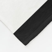 Couverture Polaire Noir chic de cerfs communs rouges d'hiver + (Coin)