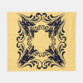 Couverture Polaire Noir de marine (Devant (Horizontal))