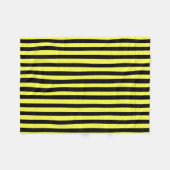 Couverture Polaire Noir de miel (Devant (Horizontal))