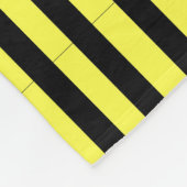 Couverture Polaire Noir de miel (Coin)