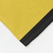 Couverture Polaire Noir d'or de la silhouette | de mâle de cerfs (Coin)