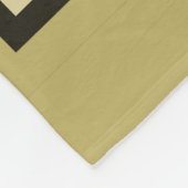 Couverture Polaire Noir doré (Coin)