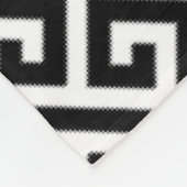 Couverture Polaire Noir et blanc (Coin)