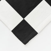 Couverture Polaire Noir et blanc Checkered (Coin)