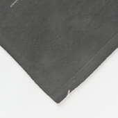 Couverture Polaire Noir et blanc Margarita Verre Plan (Coin)