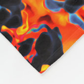 Couverture Polaire Noir et rouge (Coin)